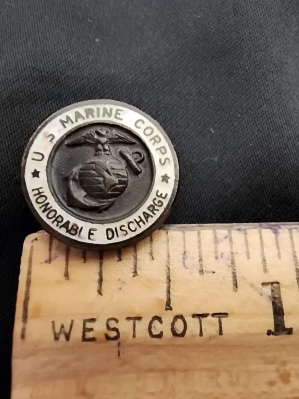 Vintage USMC Honorable Discharge Lapel Pin/Button